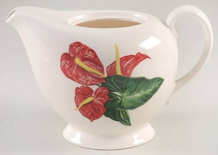 Red Anthurium Teapot No Lid