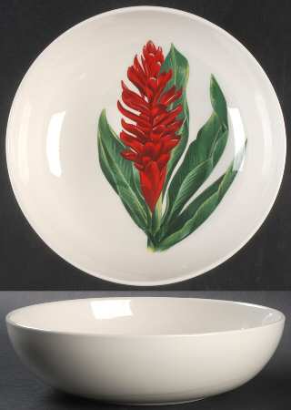 Red Ginger 9" Round Vegetable Bowl