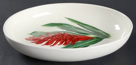 Red Ginger 10" Oval Vegetable Bowl