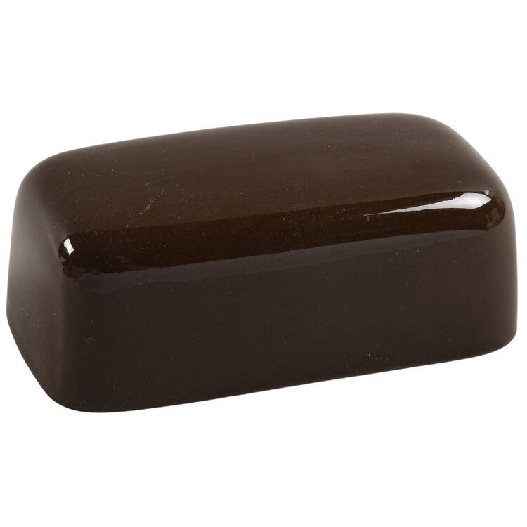 Stylized Spirals Brown and Pink Lid for 1/4 Lb Butter