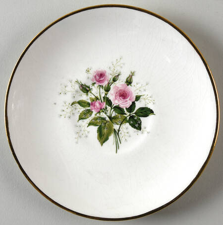 Cathy Rose (Smooth Edge) Saucer