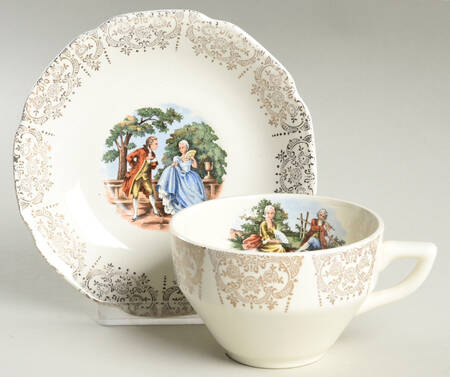 SAB4 Flat Cup & Saucer Set