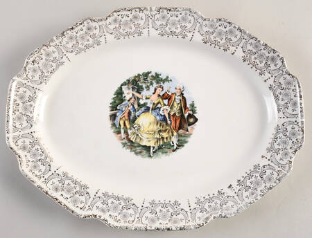 SAB4 13" Oval Serving Platter
