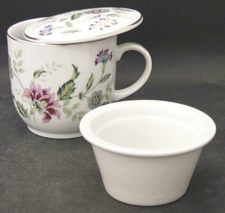 Buckingham Tea Cup & Lid w/Strainer