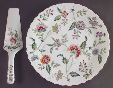 Buckingham Cake Aka Dinner Plate & Server w/Box
