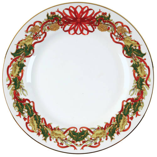 Christmas Garland Salad Plate