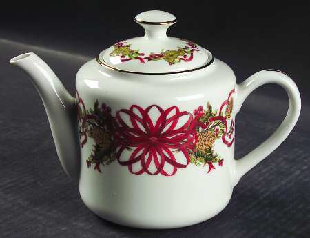 Christmas Garland Teapot & Lid