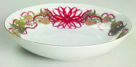 Christmas Garland Fruit/Dessert (Sauce) Bowl