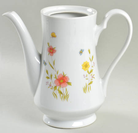 Country Flowers Coffee Pot No Lid