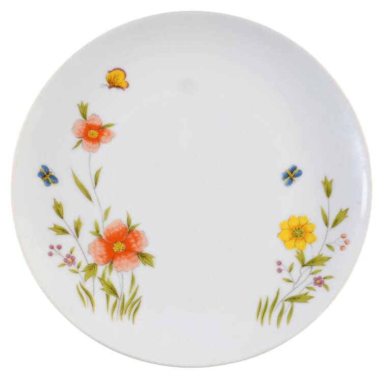Country Flowers Salad/Dessert Plate