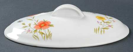 Country Flowers Lid for 1.5 Qt Round Casserole