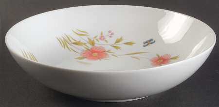 Country Flowers 9" Round Vegetable Bowl