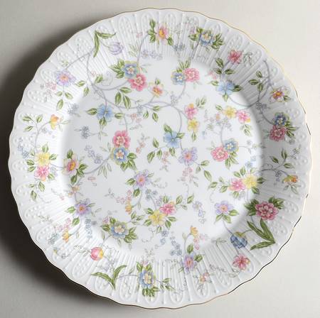 Corona (Gold Trim) 12" Chop Plate (Round Platter)