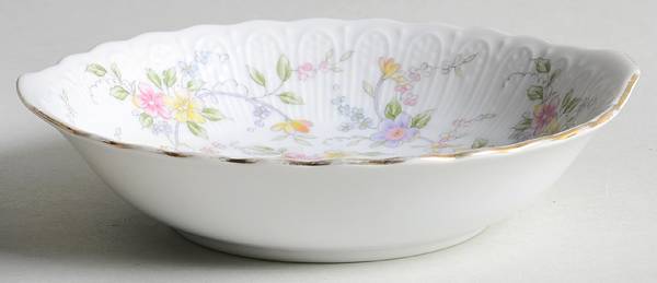 Corona (Gold Trim) Bowl for (3 Piece) Party Serving/Chip & Dip Set