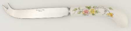 Corona (Gold Trim) Cheese Knife with Stainless Blade
