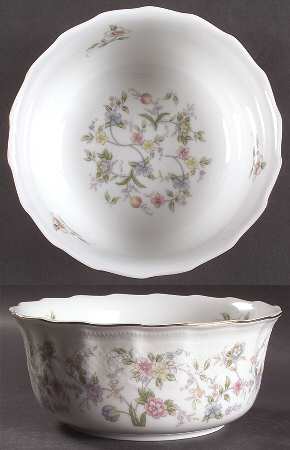 Corona (Gold Trim) 7" Round Vegetable Bowl