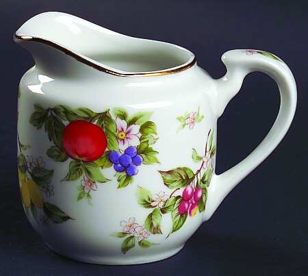 Fruit & Blossoms Creamer