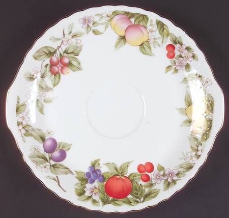 Fruit & Blossoms Plate for (3 Pc) Party Serving/Chip & Dip Set