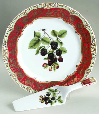 Honore Cake Plate and Server (Boxed Set)