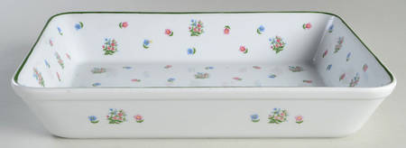 Petite Fleur 12" Rectangular Baker
