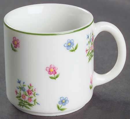 Petite Fleur Flat Demitasse Cup