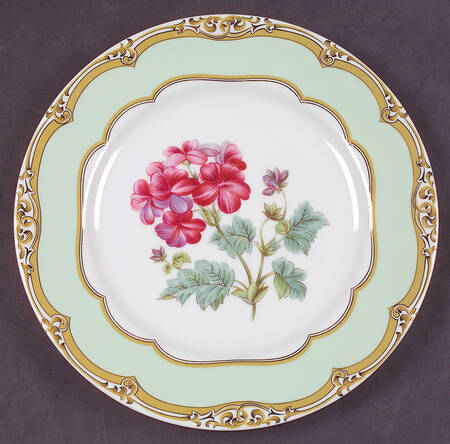President Polk Florals Salad/Dessert Plate