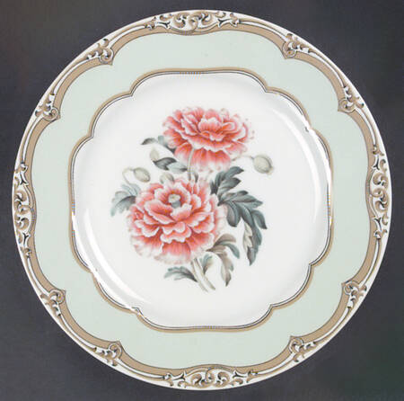 President Polk Florals Salad/Dessert Plate