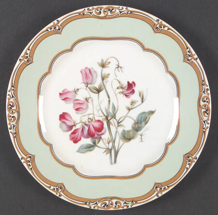 President Polk Florals Dinner Plate