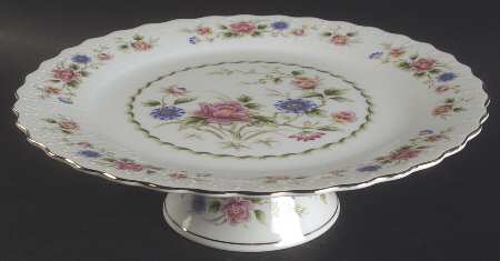 Spring Night 10" Diameter Pedestal Cake Stand