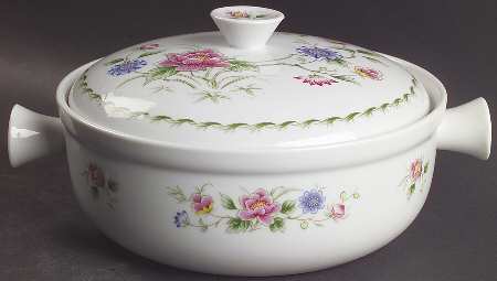 Spring Night 1 Qt Round Covered Casserole