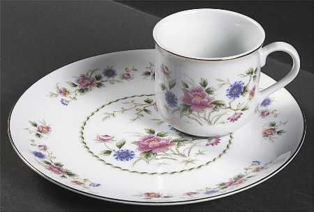 Spring Night Snack Plate & Cup Set