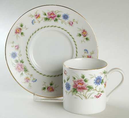 Spring Night Flat Demitasse Cup & Saucer Set