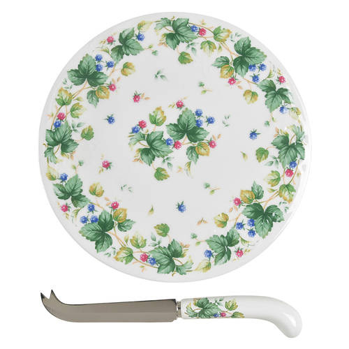 Vineyard Cheese & Cracker Board & Knife