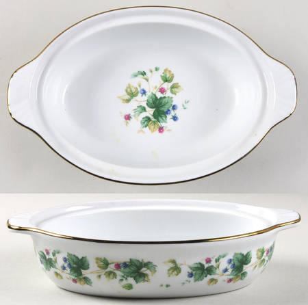 Vineyard 1 Quart Oval Casserole No Lid
