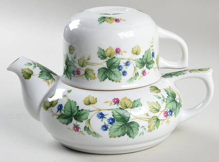 Vineyard Individual Teapot & Lid with Cup
