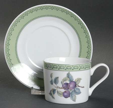 Winterthur Fruit Flat Cup & Saucer Set