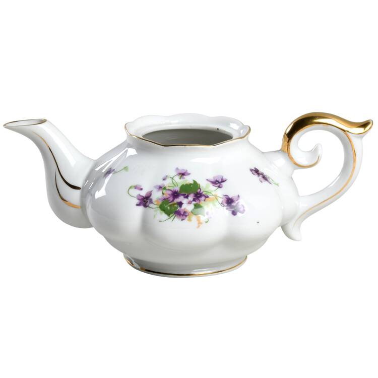 Sweet Violet Teapot No Lid