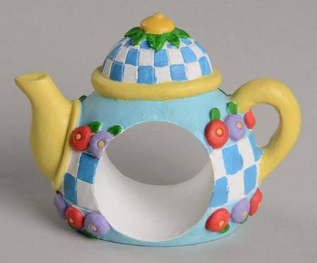 Afternoon Tea Figural Napkin Ring