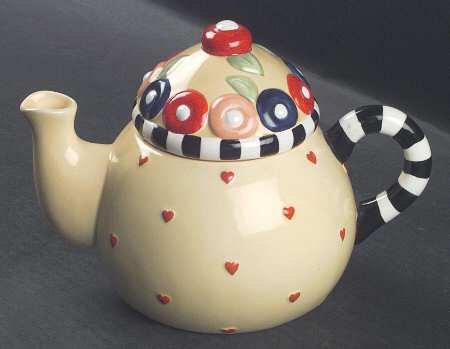 Afternoon Tea Figural Teapot & Lid