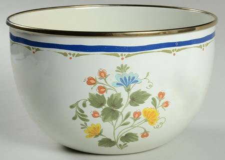 Angela Large Metal Mixing Bowl