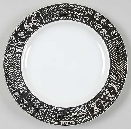 Batik Salad Plate