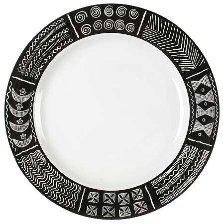 Batik 12" Chop Plate (Round Platter)