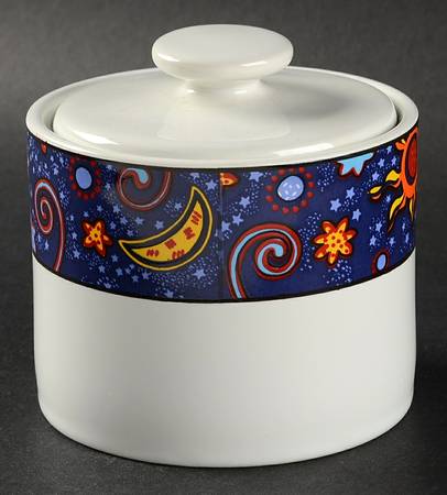 Celestial Sugar Bowl & Lid