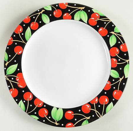 Cherries (No Verge) Dinner Plate