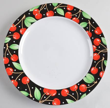Cherries (No Verge) 12" Chop Plate (Round Platter)