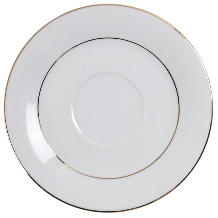 Classic Gold (White) Saucer