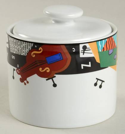 Composition 5 Sugar Bowl & Lid