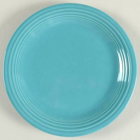 Concentrics Turquoise Salad Plate