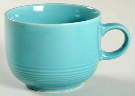 Concentrics Turquoise Flat Cup