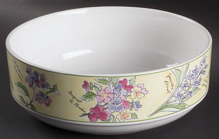 Creme Brulee 9" Round Vegetable Bowl